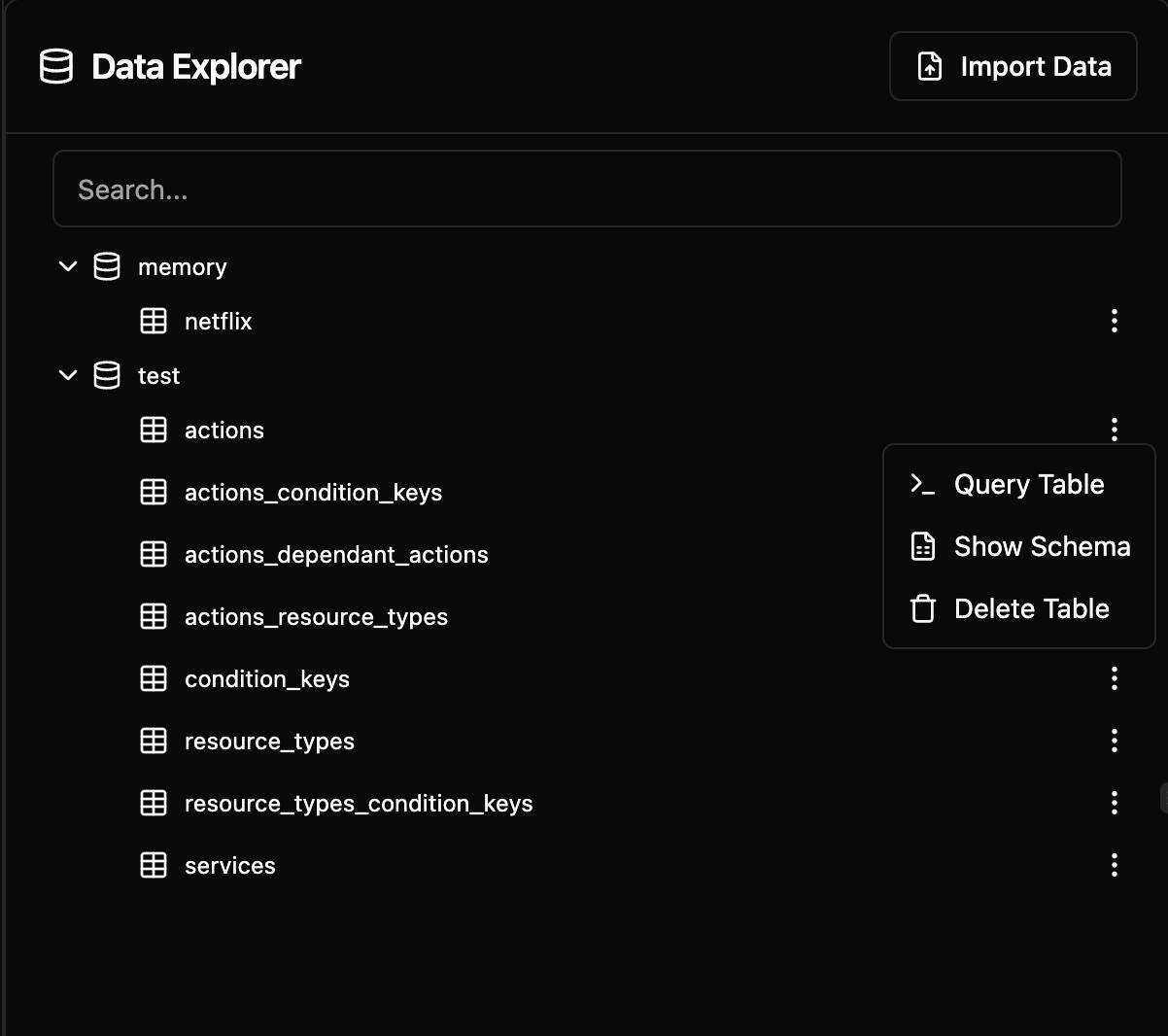 Data Explorer